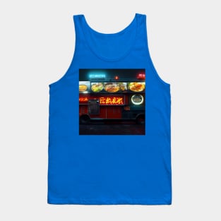 Cyberpunk Tokyo Ramen Food Truck Tank Top